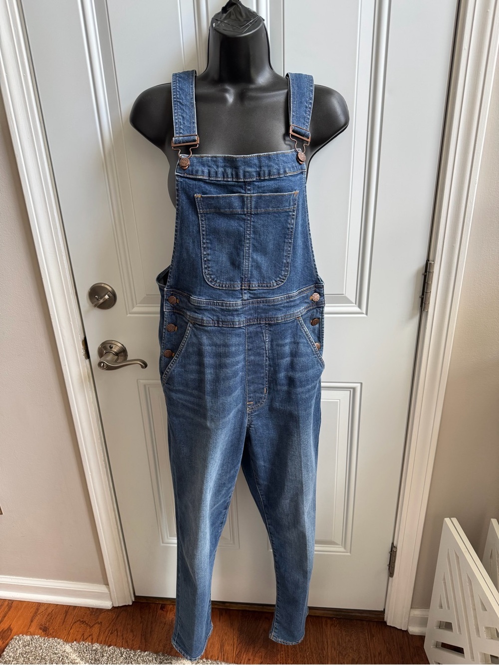 JCrew Classic Blue Denim Women’s Overalls